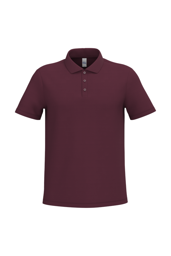Polo Piqué de Homem-Bordeaux Ideal-XS-RAG-Tailors-Fardas-e-Uniformes-Vestuario-Pro