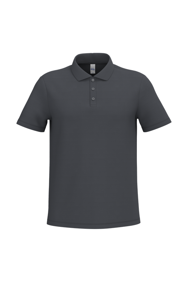 Polo Piqué de Homem-Cinzento Escuro Ideal-XS-RAG-Tailors-Fardas-e-Uniformes-Vestuario-Pro