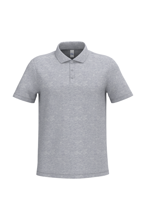 Polo Piqué de Homem-Cinzento Oxford Ideal-XS-RAG-Tailors-Fardas-e-Uniformes-Vestuario-Pro
