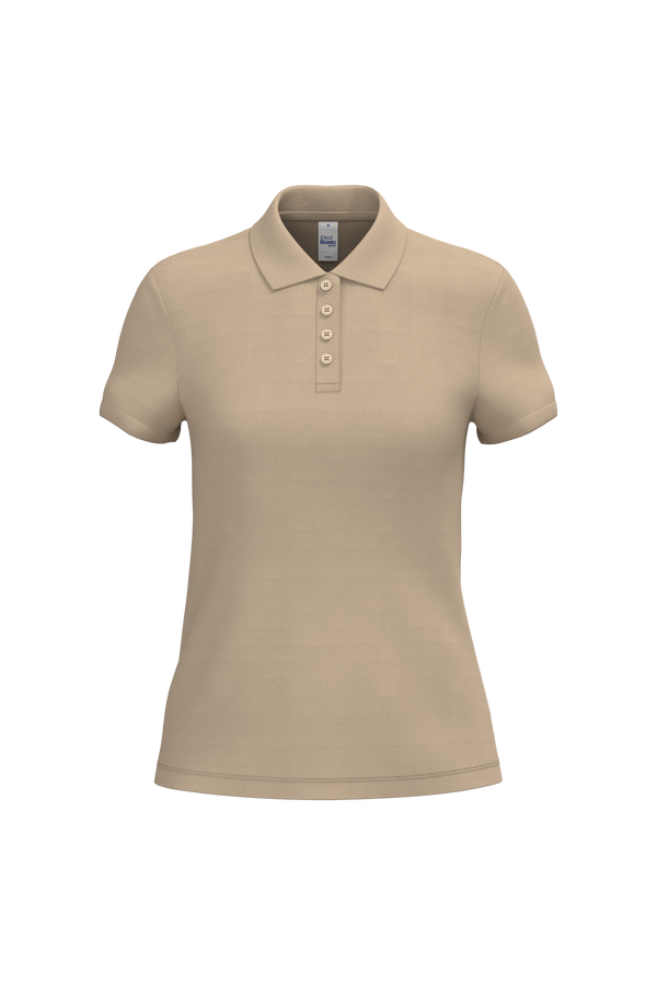 Polo Piqué de Senhora Manga Curta-Areia Ideal-XS-RAG-Tailors-Fardas-e-Uniformes-Vestuario-Pro
