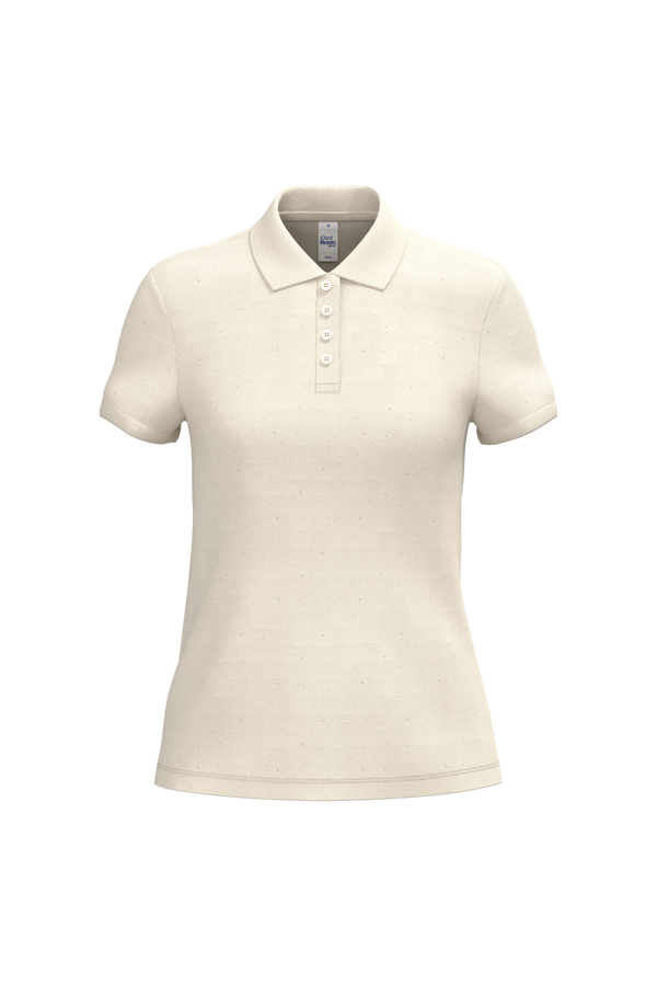 Polo Piqué de Senhora Manga Curta-Natural Cru Ideal-XS-RAG-Tailors-Fardas-e-Uniformes-Vestuario-Pro