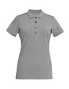 Polo Premium Manga Curta Senhora Arlington-Grey Marl-XS (XSM)-RAG-Tailors-Fardas-e-Uniformes-Vestuario-Pro