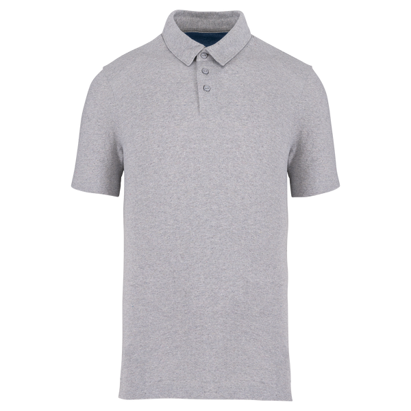 Polo Reciclado Homem Almodovar-Recycled Oxford Grey-XS-RAG-Tailors-Fardas-e-Uniformes-Vestuario-Pro