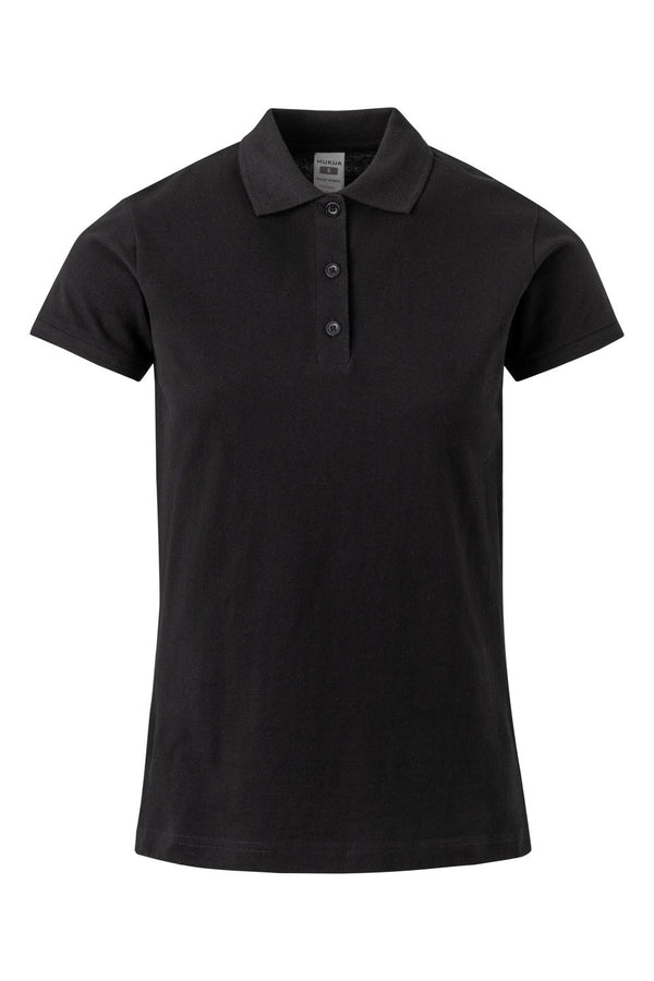 Polo Senhora Almeria Manga Curta-Preto-S-RAG-Tailors-Fardas-e-Uniformes-Vestuario-Pro