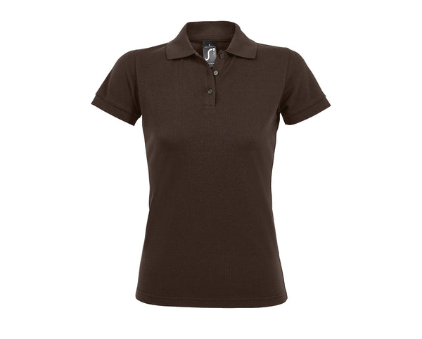 Polo Senhora Prima-Chocolate-XXL-RAG-Tailors-Fardas-e-Uniformes-Vestuario-Pro
