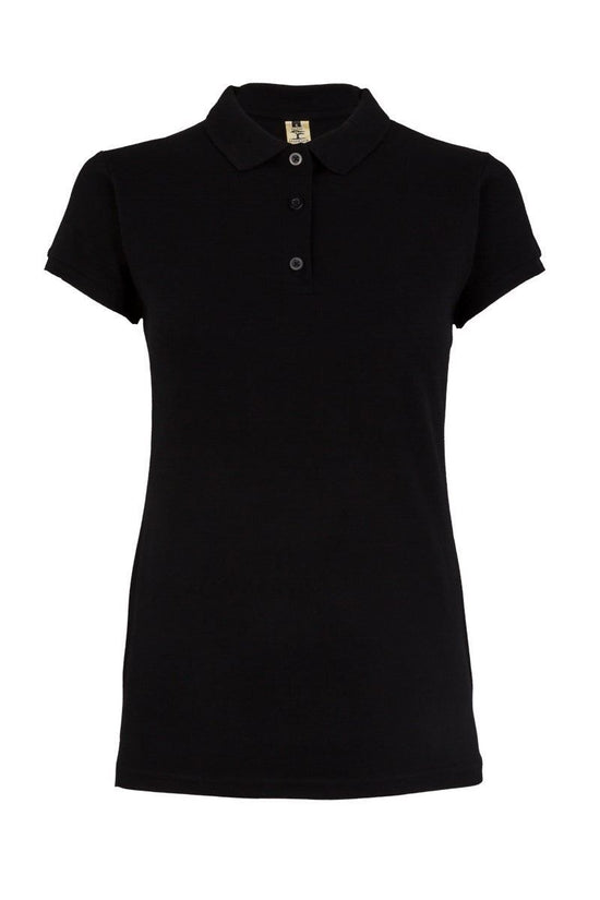 Polo Senhora Solange-Preto-XS-RAG-Tailors-Fardas-e-Uniformes-Vestuario-Pro