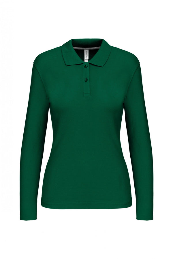 Polo Senhora m\comprida Santa Iria-Verde Kelly-S-RAG-Tailors-Fardas-e-Uniformes-Vestuario-Pro