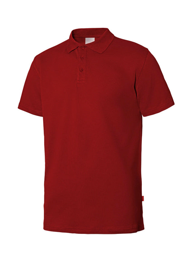 Polo Stretch Manga Curta Homem-Vermelho-S-RAG-Tailors-Fardas-e-Uniformes-Vestuario-Pro