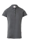 Polo Stretch Manga Curta Mulher-Cinza-XS-RAG-Tailors-Fardas-e-Uniformes-Vestuario-Pro