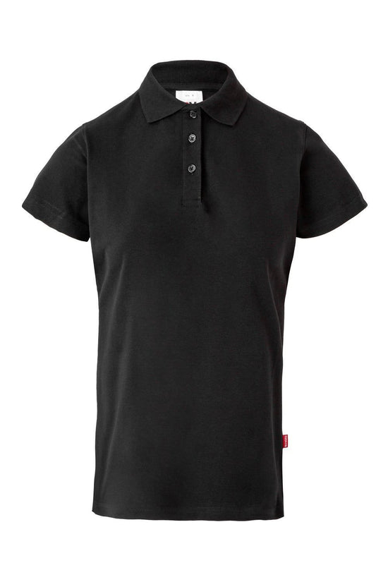 Polo Stretch Manga Curta Mulher-Preto-XS-RAG-Tailors-Fardas-e-Uniformes-Vestuario-Pro