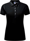 Polo Stretch de senhora-Preto-XS-RAG-Tailors-Fardas-e-Uniformes-Vestuario-Pro