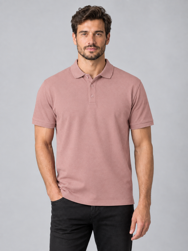 Polo Unisexo Almeria (1 de 2)-Pale Rose-S-RAG-Tailors-Fardas-e-Uniformes-Vestuario-Pro