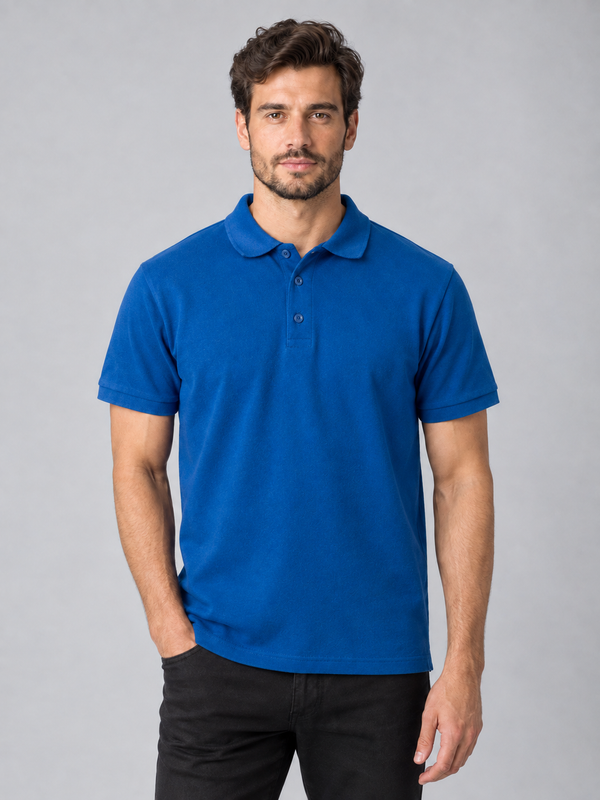 Polo Unisexo Almeria (1 de 2)-Royal Blue-S-RAG-Tailors-Fardas-e-Uniformes-Vestuario-Pro