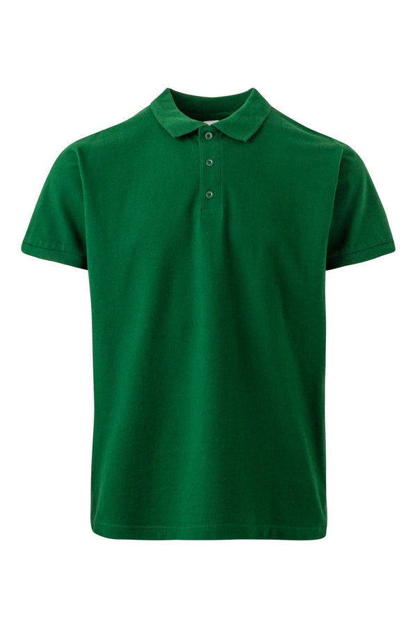 Polo Unisexo Almeria-Bottle Green-S-RAG-Tailors-Fardas-e-Uniformes-Vestuario-Pro