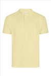 Polo Unisexo Almeria-Butter Yellow - 312-S-RAG-Tailors-Fardas-e-Uniformes-Vestuario-Pro