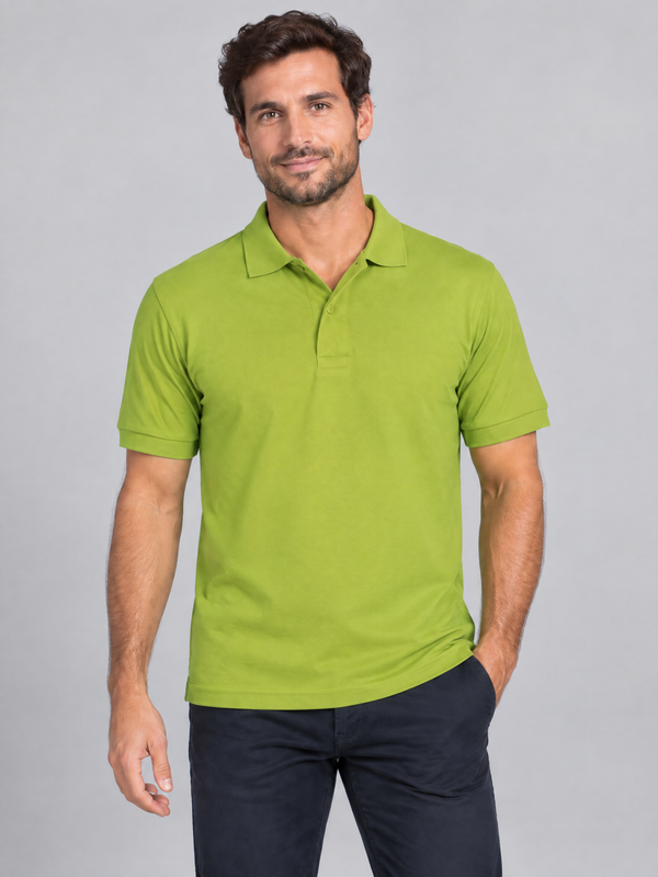 Pólo Unissexo Party (1 de 2) - 100% Algodão 220g-Verde Pistachio-S-RAG-Tailors-Fardas-e-Uniformes-Vestuario-Pro