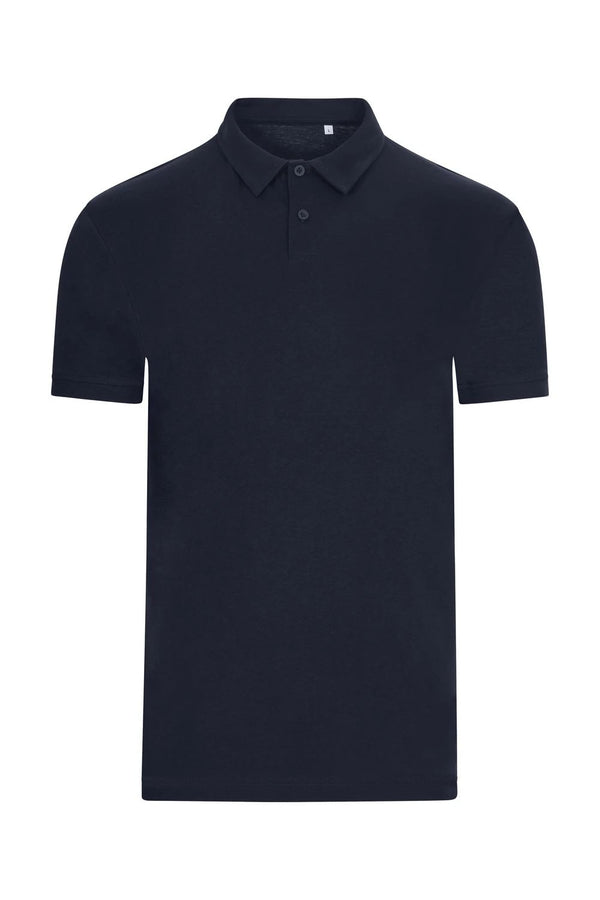 Polo Unissexo de Manga Curta em Algodão Orgânico-Deep Navy - 512-S-RAG-Tailors-Fardas-e-Uniformes-Vestuario-Pro