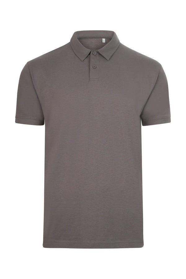 Polo Unissexo de Manga Curta em Algodão Orgânico-Storm Grey - 205-S-RAG-Tailors-Fardas-e-Uniformes-Vestuario-Pro