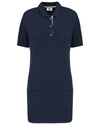 Polo comprido de manga curta para senhora-Navy / Oxford Grey-XS-RAG-Tailors-Fardas-e-Uniformes-Vestuario-Pro