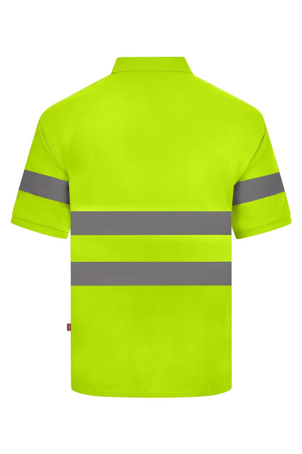 Polo de Alta Visibilidade de Manga Curta-RAG-Tailors-Fardas-e-Uniformes-Vestuario-Pro