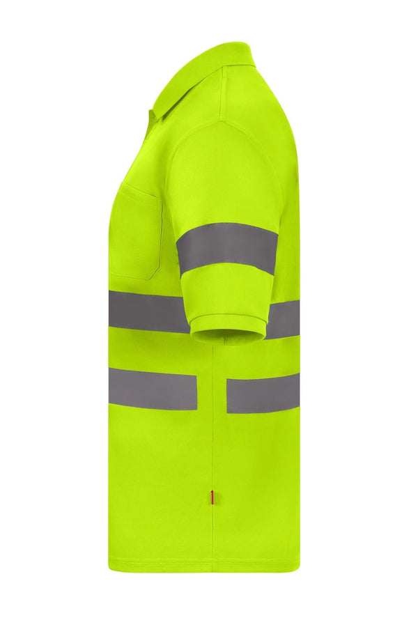 Polo de Alta Visibilidade de Manga Curta-RAG-Tailors-Fardas-e-Uniformes-Vestuario-Pro
