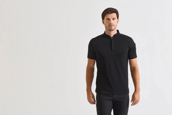 Polo de Chef Essential de Manga Curta Homem-RAG-Tailors-Fardas-e-Uniformes-Vestuario-Pro