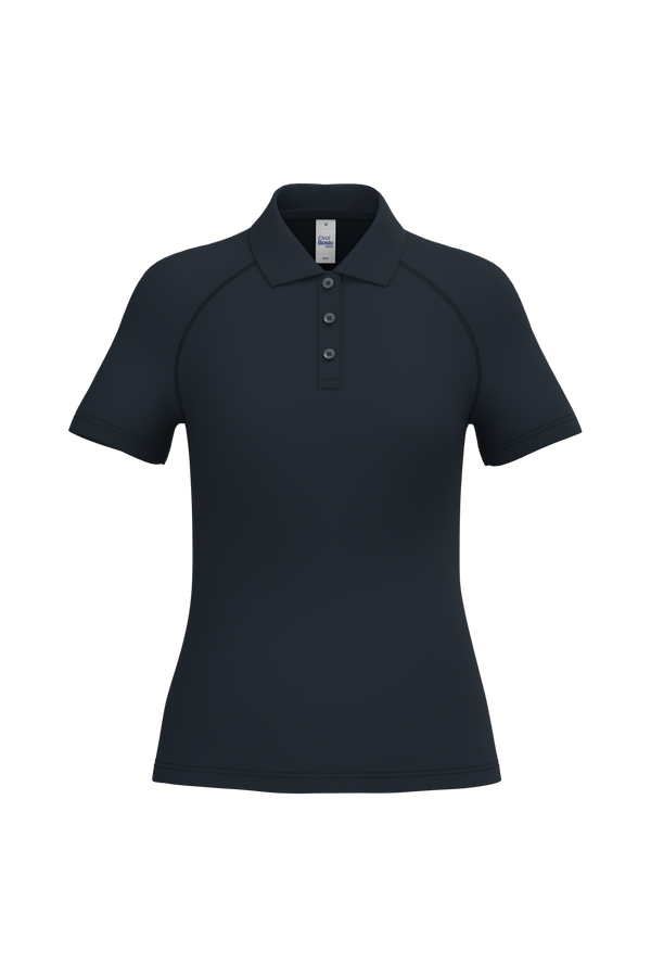 Polo de Desporto de Senhora-Azul Marinho Ideal-XS-RAG-Tailors-Fardas-e-Uniformes-Vestuario-Pro