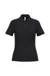 Polo de Desporto de Senhora-Preto Ideal-XS-RAG-Tailors-Fardas-e-Uniformes-Vestuario-Pro