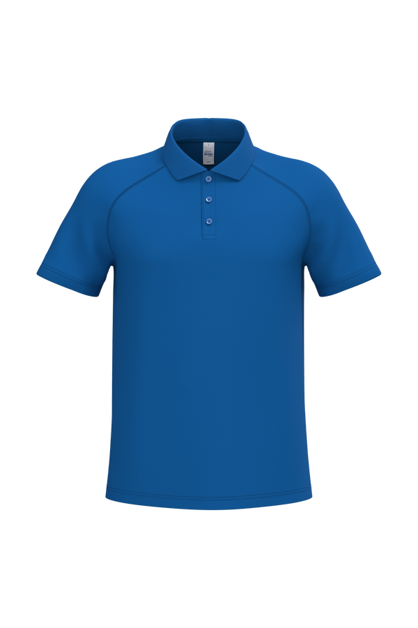Polo de Homem de Desporto-Azul Royal Ideal-XS-RAG-Tailors-Fardas-e-Uniformes-Vestuario-Pro