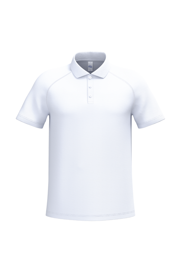 Polo de Homem de Desporto-Branco Ideal-XS-RAG-Tailors-Fardas-e-Uniformes-Vestuario-Pro