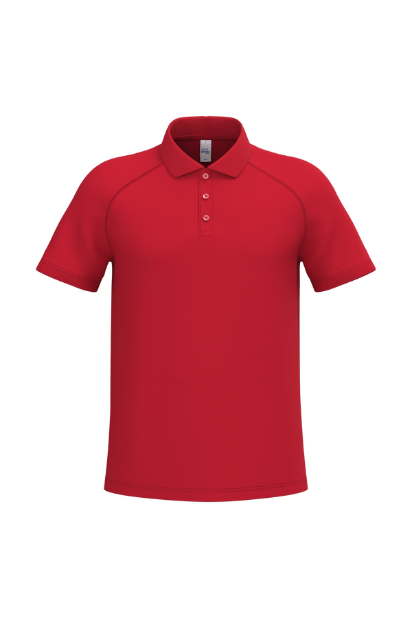 Polo de Homem de Desporto-Vermelho Ideal-XS-RAG-Tailors-Fardas-e-Uniformes-Vestuario-Pro