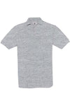 Polo de Homem manga curta 180gms-Heather Grey-S-RAG-Tailors-Fardas-e-Uniformes-Vestuario-Pro