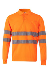 HIGH VISIBILITY LONG SLEEVE POLO