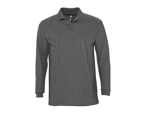 Polo de Manga Comprida para Homem WINTER II-Antracite Matizado-S-RAG-Tailors-Fardas-e-Uniformes-Vestuario-Pro