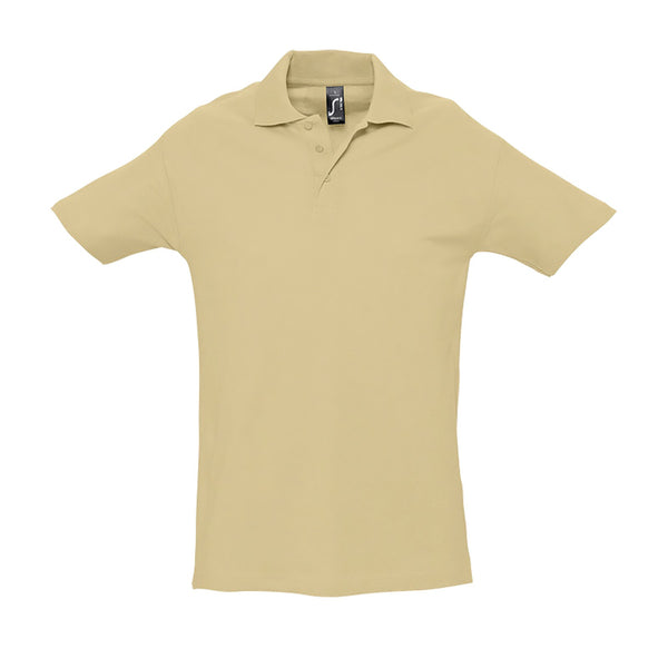 Polo de Manga Curta Spring II para Homem-Areia - 115-S-RAG-Tailors-Fardas-e-Uniformes-Vestuario-Pro