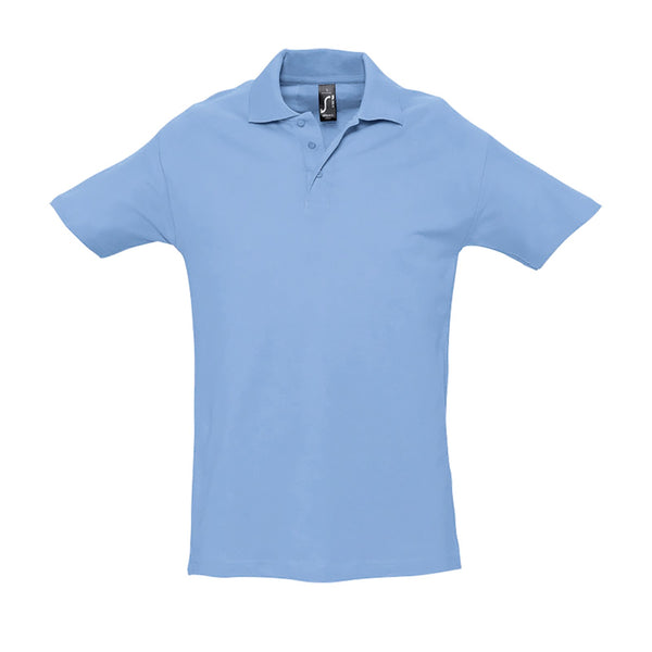 Polo de Manga Curta Spring II para Homem-Azul céu - 200-S-RAG-Tailors-Fardas-e-Uniformes-Vestuario-Pro