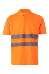 Polo de Manga Curta de Alta Visibilidade