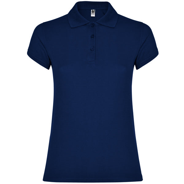 Polo de Senhora Ajustado Star Woman-Azul Marinho - 55-S-RAG-Tailors-Fardas-e-Uniformes-Vestuario-Pro
