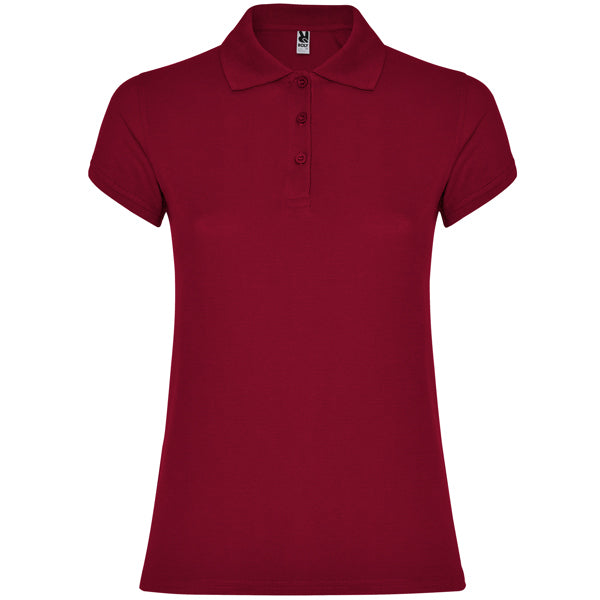 Polo de Senhora Ajustado Star Woman-Garnet - 57-S-RAG-Tailors-Fardas-e-Uniformes-Vestuario-Pro