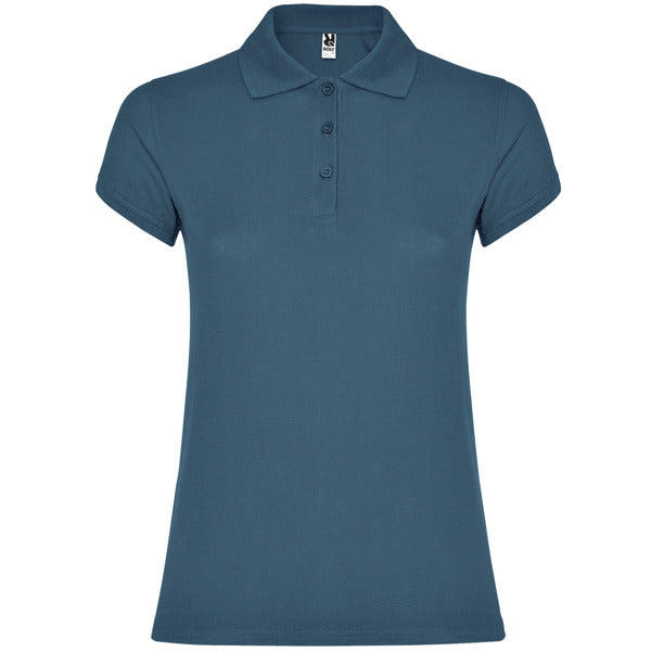 Polo de Senhora Ajustado Star Woman-Storm Blue - 170-S-RAG-Tailors-Fardas-e-Uniformes-Vestuario-Pro