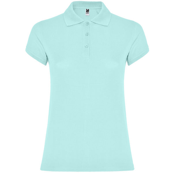 Polo de Senhora Ajustado Star Woman-Verde Menta - 98-S-RAG-Tailors-Fardas-e-Uniformes-Vestuario-Pro