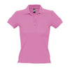 Polo de Senhora PEOPLE de Piqué 21 Ringspun-Cor-de-rosa orquídea - 136-S-RAG-Tailors-Fardas-e-Uniformes-Vestuario-Pro