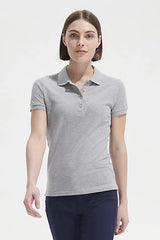 Polo da Donna PEOPLE in Piqué 210, Cotone Pettinato Ringspun
