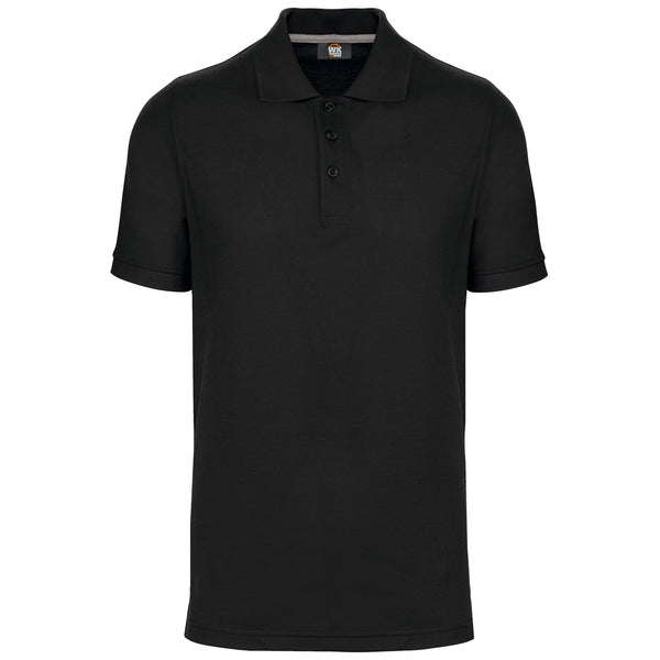 Polo de homem Limeiro - 200 g/m² SilverPlus® Anti-borboto-Preto-S-RAG-Tailors-Fardas-e-Uniformes-Vestuario-Pro