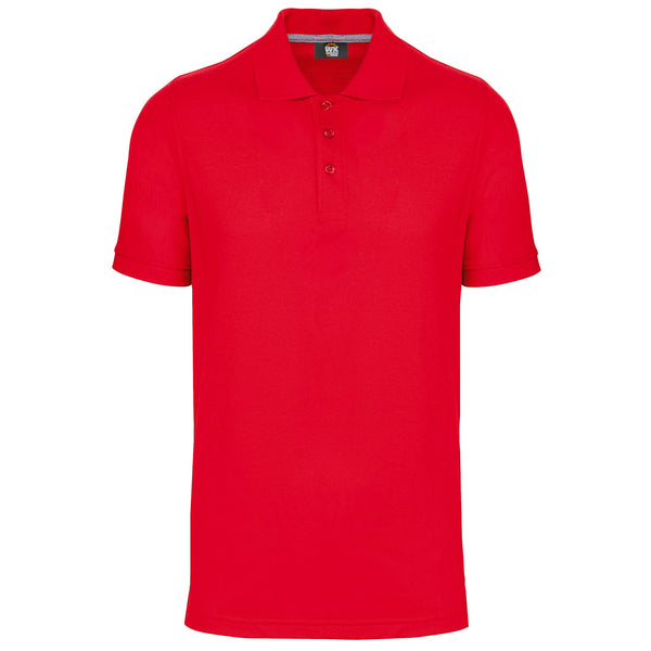 Polo de homem Limeiro - 200 g/m² SilverPlus® Anti-borboto-Vermelho-S-RAG-Tailors-Fardas-e-Uniformes-Vestuario-Pro