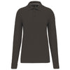 Polo de manga comprida Barro-Dark Grey-S-RAG-Tailors-Fardas-e-Uniformes-Vestuario-Pro