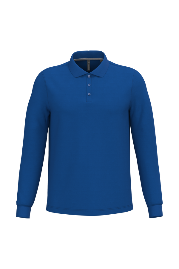 Polo de manga comprida Santa Iria-Azul Royal-3XL-RAG-Tailors-Fardas-e-Uniformes-Vestuario-Pro