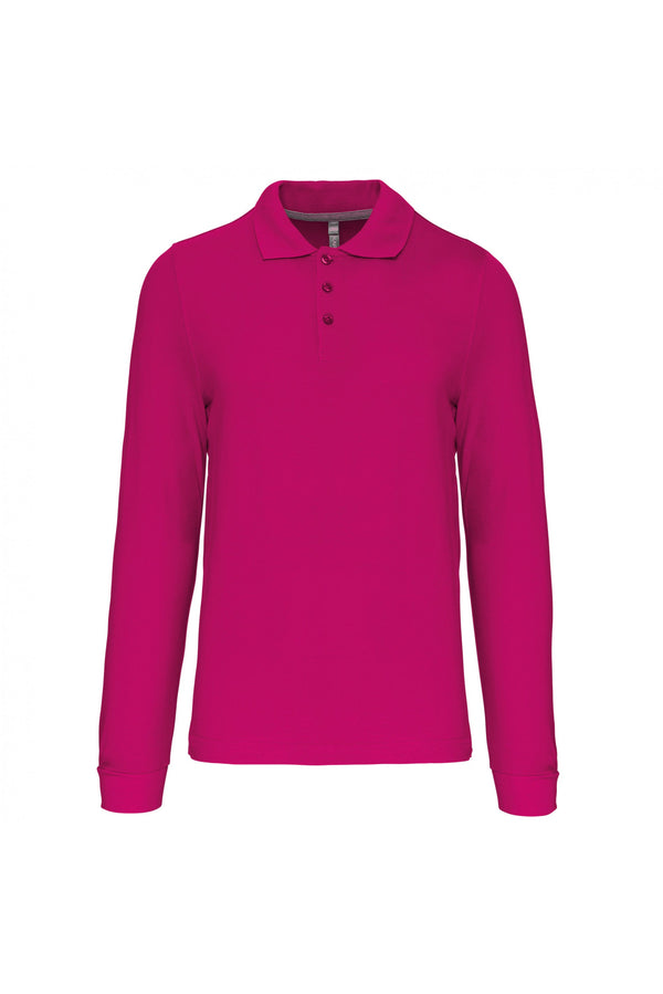 Polo de manga comprida Santa Iria-Fuschia-S-RAG-Tailors-Fardas-e-Uniformes-Vestuario-Pro