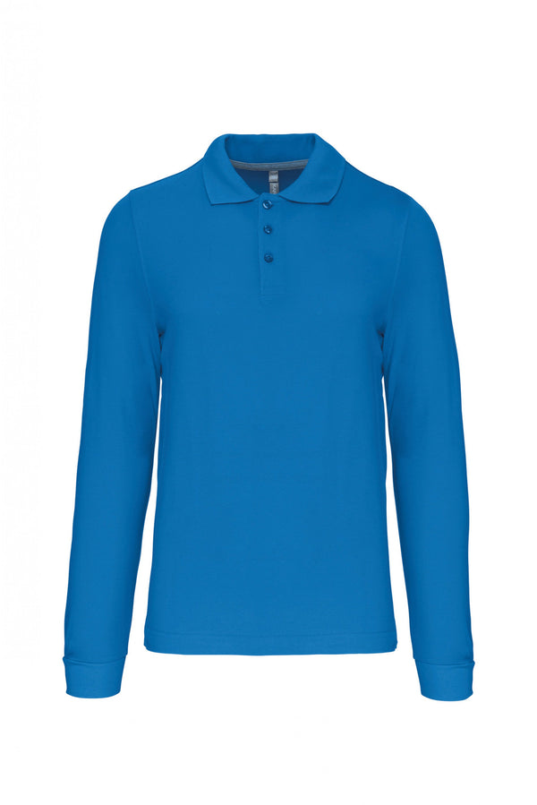 Polo de manga comprida Santa Iria-Tropical Blue-S-RAG-Tailors-Fardas-e-Uniformes-Vestuario-Pro