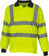 Polo de manga comprida de alta visibilidade-Hi Vis Amarelo-S-RAG-Tailors-Fardas-e-Uniformes-Vestuario-Pro